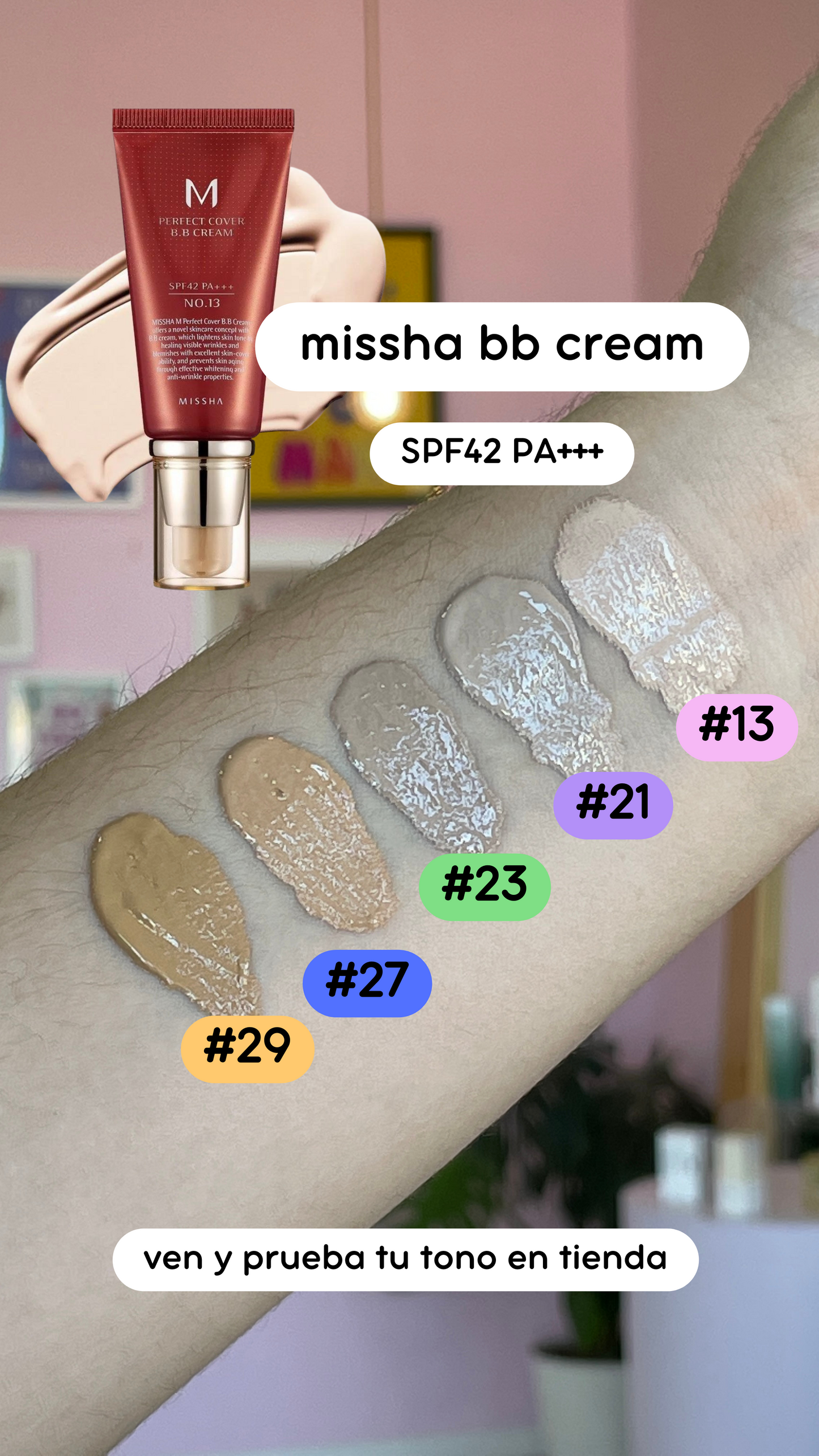 Missha BB cream +SPF42 PA+++